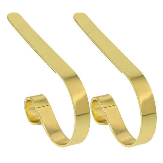 Haute Decor Brass Original MantleClip, 2ct.
